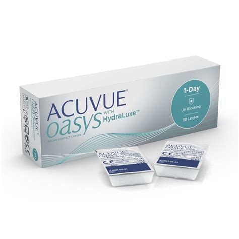 Купить Линзы ACUVUE OASYS WITH HYDRALUXE (1 день) BC 8.5 контактные ...