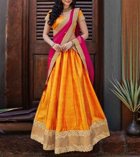 17 Stunning Half Saree Langa Voni Understanding Half Saree Atelier Yuwaciaojp