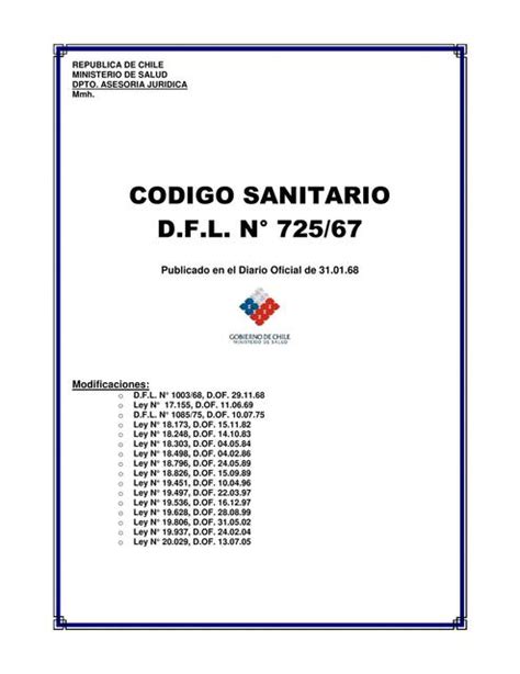 Código Sanitario Esteban Contreras uDocz