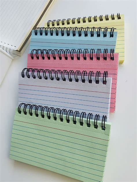 1pc Line Print Random Spiral Notebook Spiral Notebook Cute Spiral