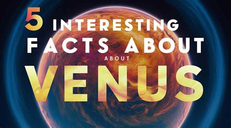 Interesting Facts About Venus Planet