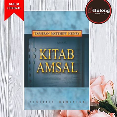 Jual Buku Kitab Amsal Tafsiran Matthew Henry Shopee Indonesia