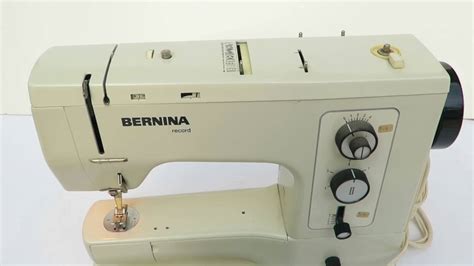 Vintage Bernina Sewing Machine With A Letter To The Owner 1978 YouTube