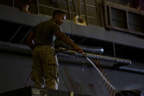 Dvids Images Nd Meu Marines Wash Vehicles Aboard The Uss Wasp