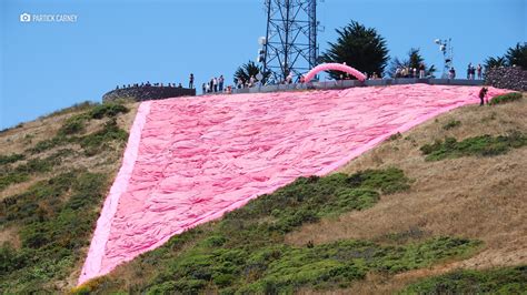 Iconic Pink Triangle On San Franciscos Twin Peaks In California Will