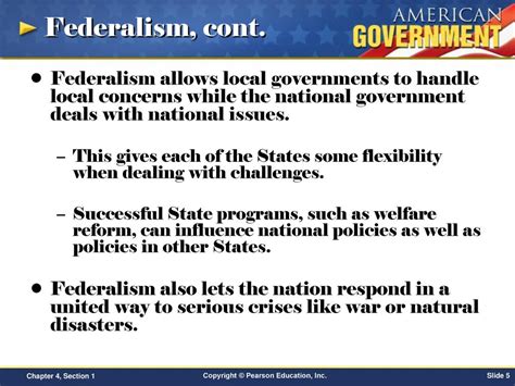 Chapter 4 Federalism Section 1 Ppt Download