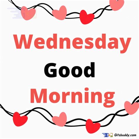 Good Morning Wednesday S