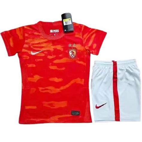 Maglie Calcio A Poco Prezzo Di Maglia Guangzhou Evergrande Bambino