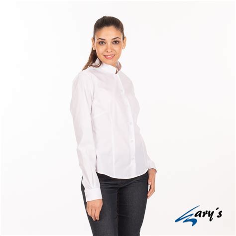 Camisa De Mujer Cuello Mao Garys Red Line Compra Online