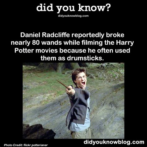 Daniel Radcliffe Reportedly Broke Nearly 80 Wands While Filming The