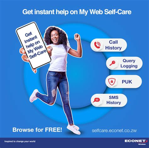 Econet Wireless On Twitter Get Instant Help On My Web Self Care