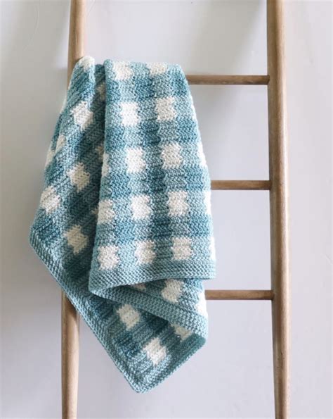 Free Crochet Gingham Blanket Patterns Daisy Farm Crafts