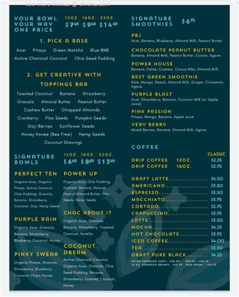 Online Menu Of Bare Naked Bowl Restaurant East Meadow New York 11554