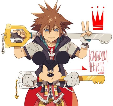 Kingdom Hearts, Mickey Mouse, Sora (Kingdom Hearts), Keyblade, Disney ...