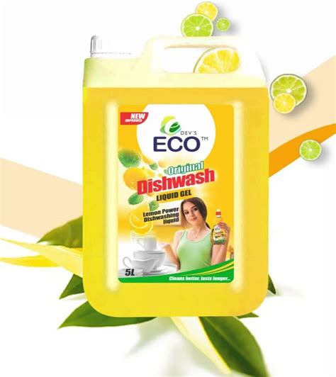 Liter Dev S Eco Lemon Power Dish Wash Liquid Gel At Rs Can In Baddi