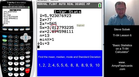 How To Find Standard Deviation On Ti 84 With Frequency | Astar Tutorial