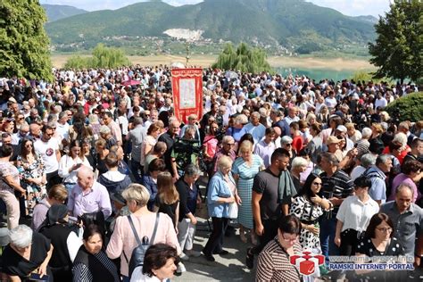 Rama Tisu E Vjernika Na Itu Proslavilo Blagdan Male Gospe Brotnjo