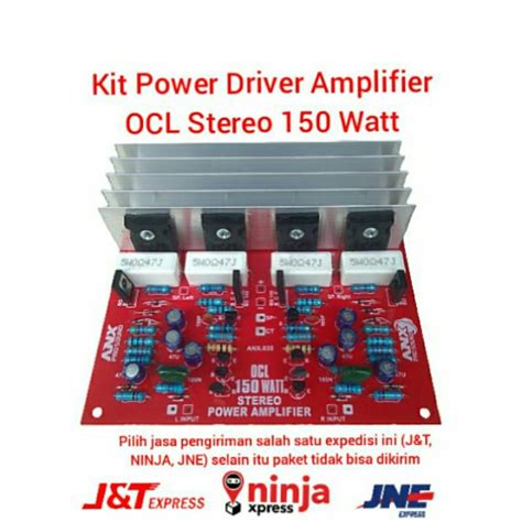 Kit Power Amplifier OCL 150 Watt Stereo Lazada Indonesia