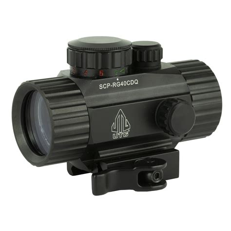 Leapers UTG 3 8in ITA Red Green Cir Dot Sight W Integ QD Mnt Red Dots