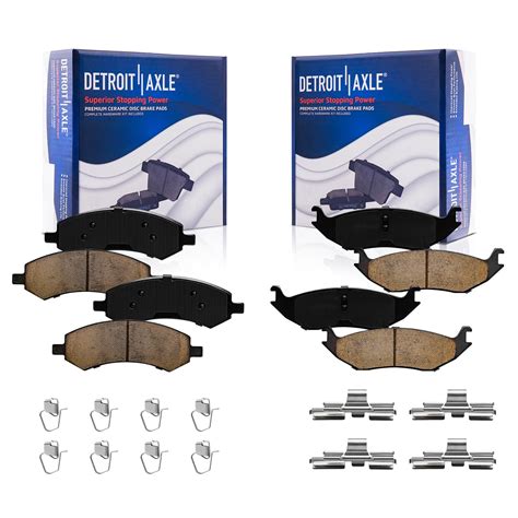 Detroit Axle Brake Pads For 2006 2018 Dodge Ram 1500 2007 2009