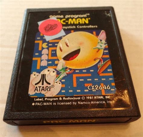 Atari Pac Man Cartridge 1981 Etsy