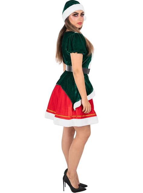 Déguisement Lutin De Noël Sexy Femme Funidelia