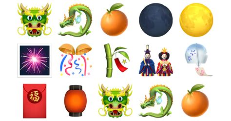 🧧 Lunar New Year Emojis 🏮🐉🐲🎊🎆 Copy & Combos