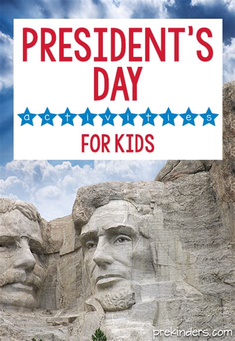 Presidents Day Activities For Preschool Pre K Prekinders