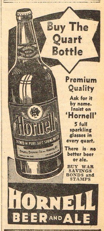 Hornell Brewing Company Of Hornell New York Usa Tavern Trove