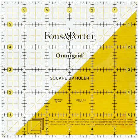 Fons And Porter Square Up Ruler Read More Reviews Of The Product By