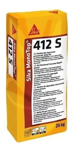 Sika Monotop 412s Mortero Reparación Estructural Saco 25 Kg