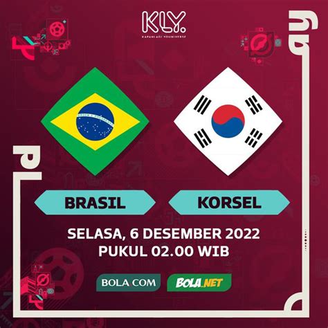 Jelang Brasil Vs Korea Selatan Pada Besar Piala Dunia