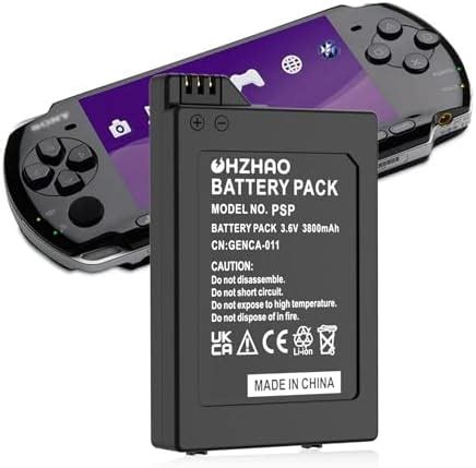 OHZHAO Batería recargable PSP 3000 de 3800 mAh 2024 nueva