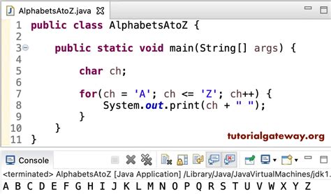 Phonetic Alphabet Java ABC Learning Activities