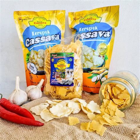 Jual Kerupuk Cassava Asli Mentah Gram Halal Enak Isi Banyak Ada