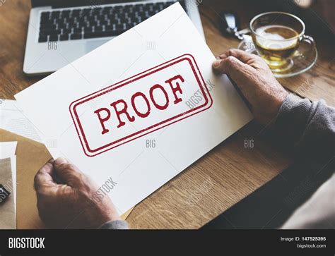 Proof Confirmation Image & Photo (Free Trial) | Bigstock