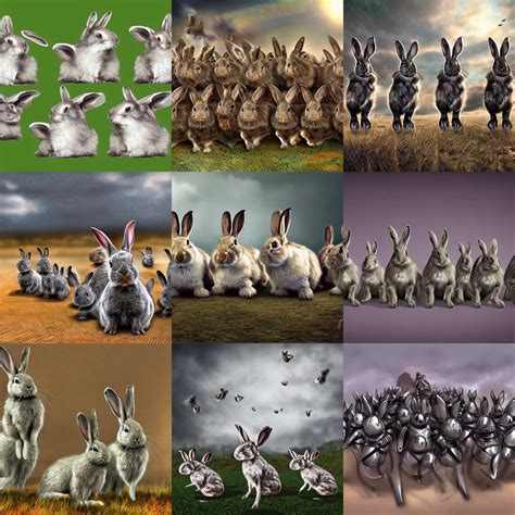 An Army Of Rabbits In Armor Digital Art Hyper Stable Diffusion