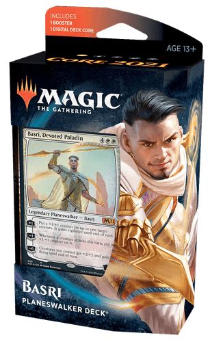 Magic The Gathering Core Set 2021 Planeswalker Deck Basri Devoted