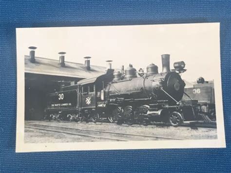 The Pacific Lumber Co California Locomotive Antique Photo Antique