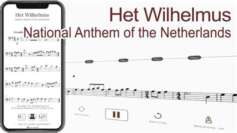 Het Wilhelmus National Anthem Of The Netherlands Cello Sheet Music