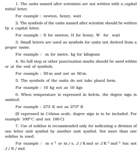 How To Write Si Units