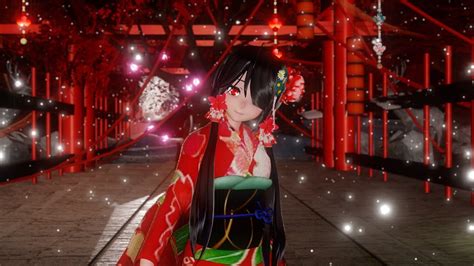 【mmd】 君がいる世界へ 一花依世界 着物くるみkimono Kurumi Youtube