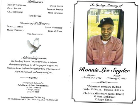 In Memory of Edward L Snyder: Obituary and Service Details