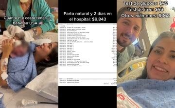 VIDEO Madre revela cuanto le costó tener un bebé en Estados Unidos