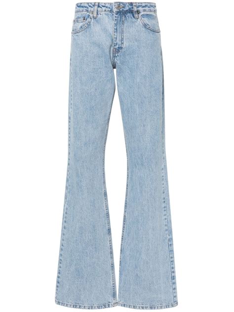 Coperni Mid Rise Flared Leg Jeans Farfetch