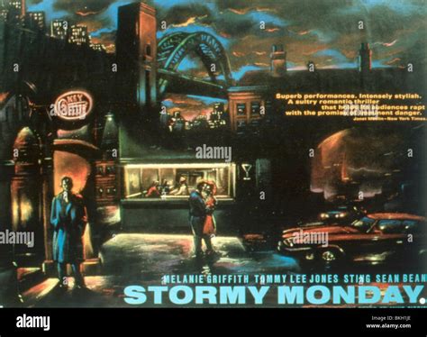 STORMY MONDAY 1988 POSTER Stock Photo Alamy