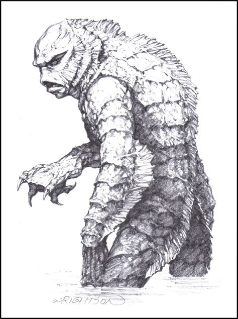 Bernie Wrightsons Take On The Creature From The Black Lagoon Great