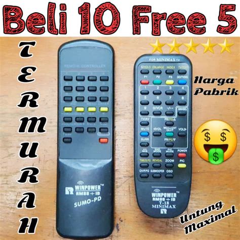 Jual Remot Remote Tv Polytron Tabung Minimax Shopee Indonesia