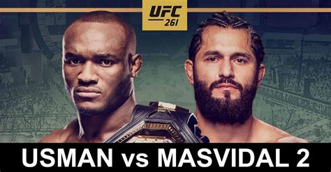 Kamaru Usman Vs Jorge Masvidal Full Fight Video Ufc Highlights