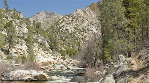 The River Trail At Johnsondale Bridge In The Kern River Sierra